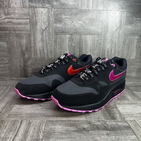 Nike Air Max 1 PRM Men's size 10 Valentine's Day Black HV2302-001 - Picture 6 of 9